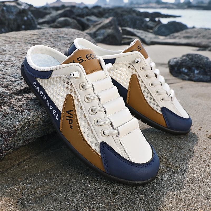 

A Pair of Fashionable Sports Shoes, Breathable, Fashionable and Soft, Comfortable Summer Mesh Shoes for Men and Women 39 сірий колір