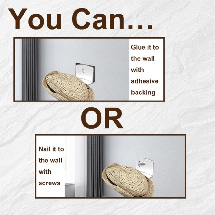 4/6/8/12pcs Baseball Caps Hangers Hat Organizer Wall Mounted Hat Display Shelf