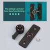 Gate Latch with Luminous Safety Door Lock Heavy Duty Zinc Alloy Anti-theft Latch Lock with Ball