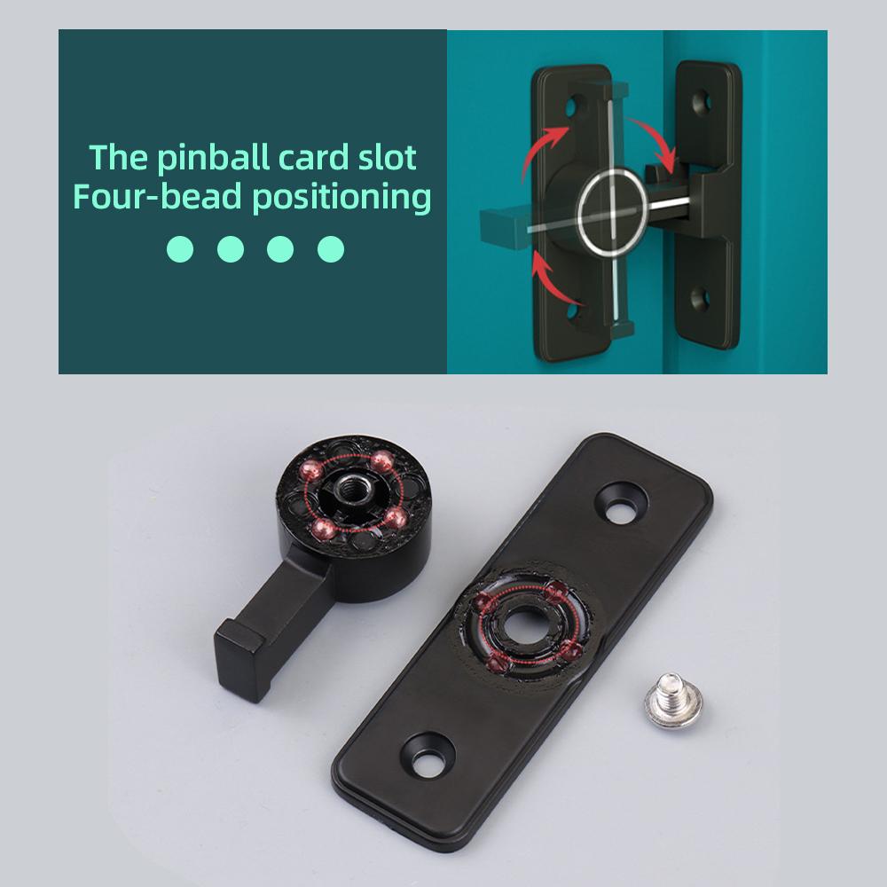 Gate Latch with Luminous Safety Door Lock Heavy Duty Zinc Alloy Anti-theft Latch Lock with Ball