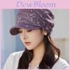 Style Ladies Spring Summer Hat With Lace Mesh And Beaded Star Pattern For Casual Wear