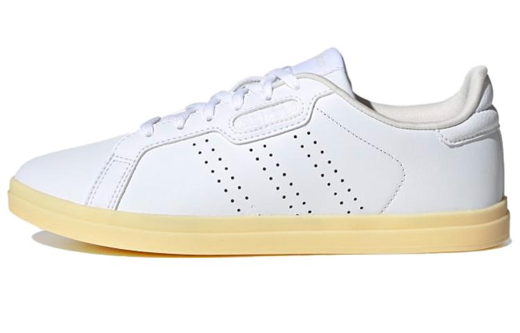 Adidas Neo Courtpoint Cl X  White Yellow  Women s FW7387 36