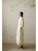 2025 Summer Artistic Retro Cotton Embroidered Half Skirt - Chinese Zen Style for Women