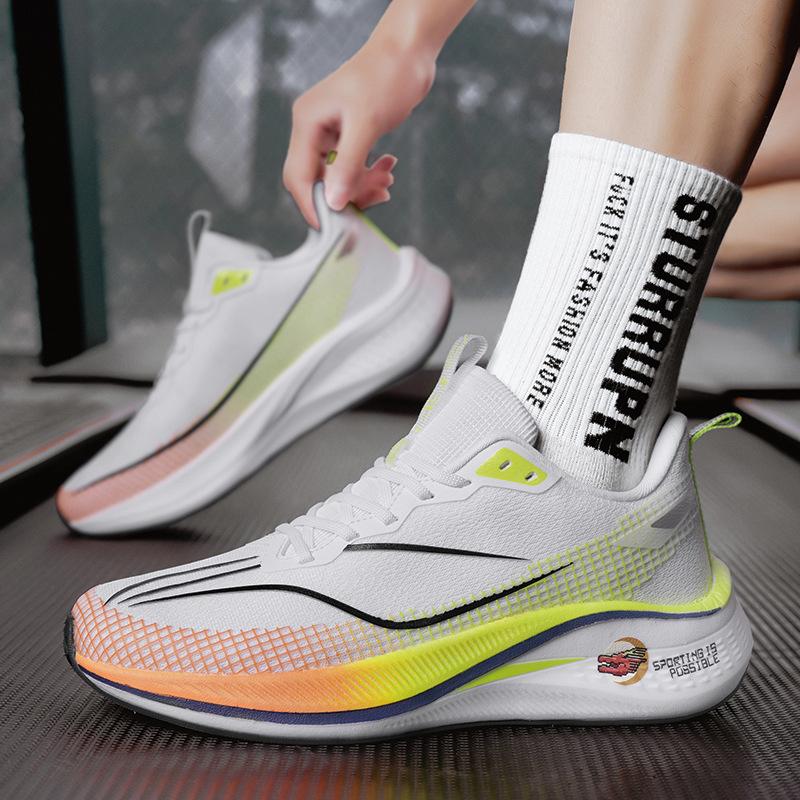 Factory Direct Sales Spring Red Rabbit 7pro Popcorn Ultra-light 21st Generation Mesh Couple Sports Shoes Breathable Racing Shoes