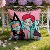 Anime P-PSYCHO C-CUTIESS Cushion Cover Home & Car Dual-Scene Pillow Cover: Reversible for Premium Comfort