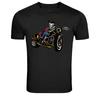 Skeleton Biker Motorcycle Rider Graphic T Shirt
