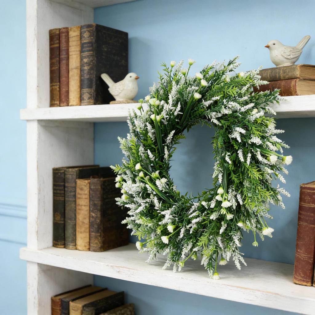 Kai Jin Lavender Letter Wreath for Indoor/Outdoor Door Decoration