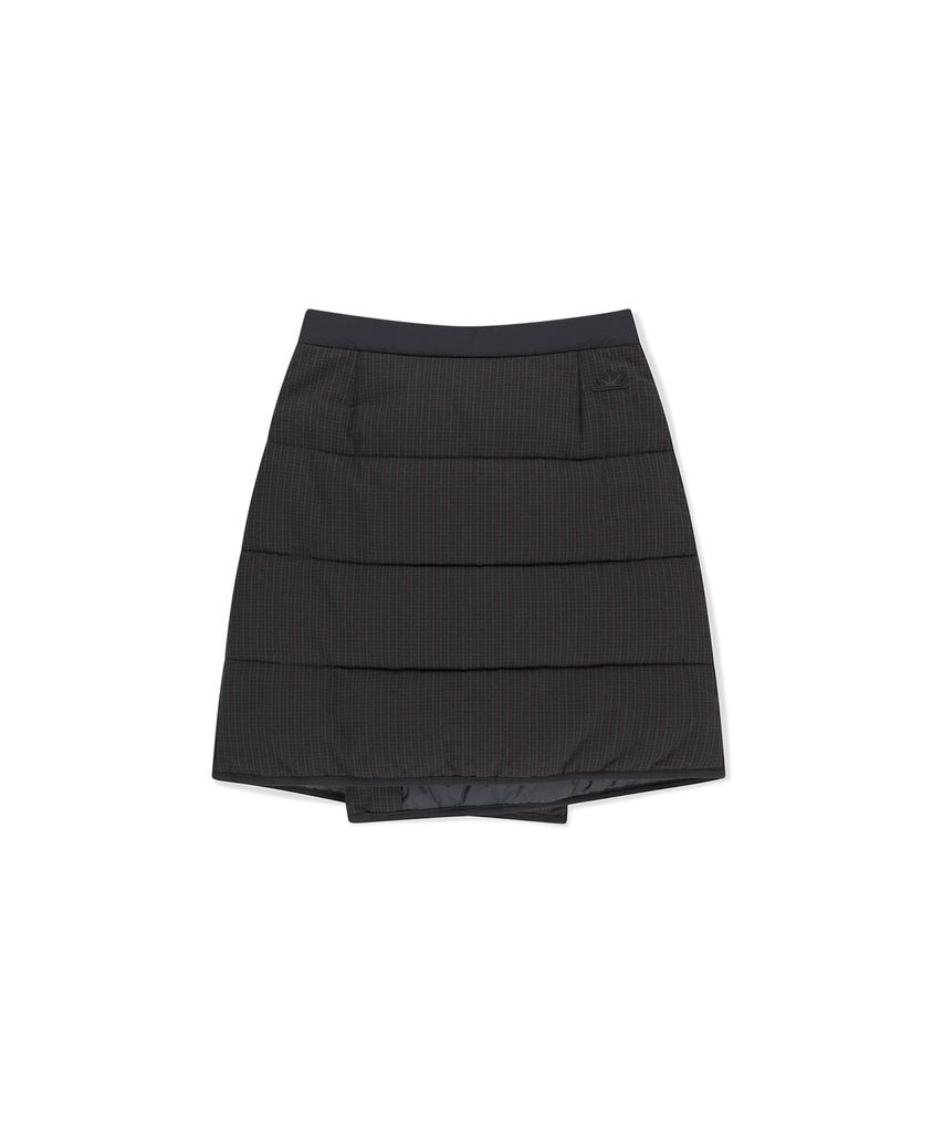 Sseonleobeutueo Flannel Insulated Lap Skirt Brown