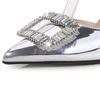 Women 2024  New Weddingd Shoes Sexy Fashion Buckle Metal Rhinestones 12cm Heel WZ