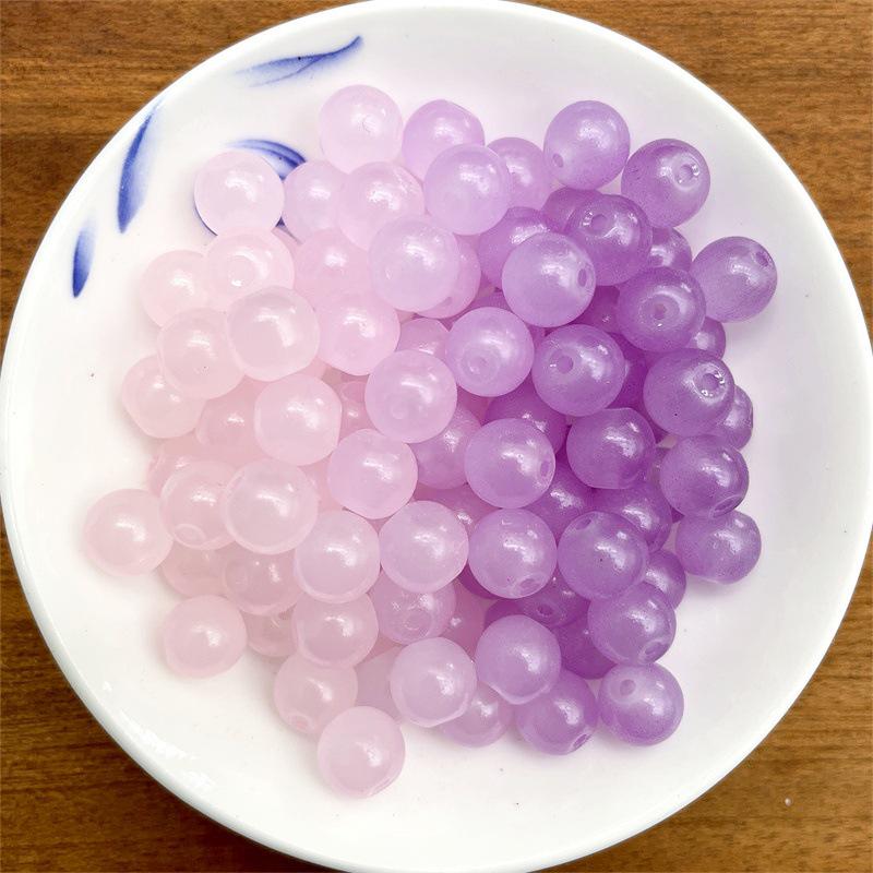 

УФ Кольорозмінні Лемпворк Намистини для DIY Браслетів та Ювелірних Аксесуарів Photosensitive Beads 8mm, approx. 100 pieces