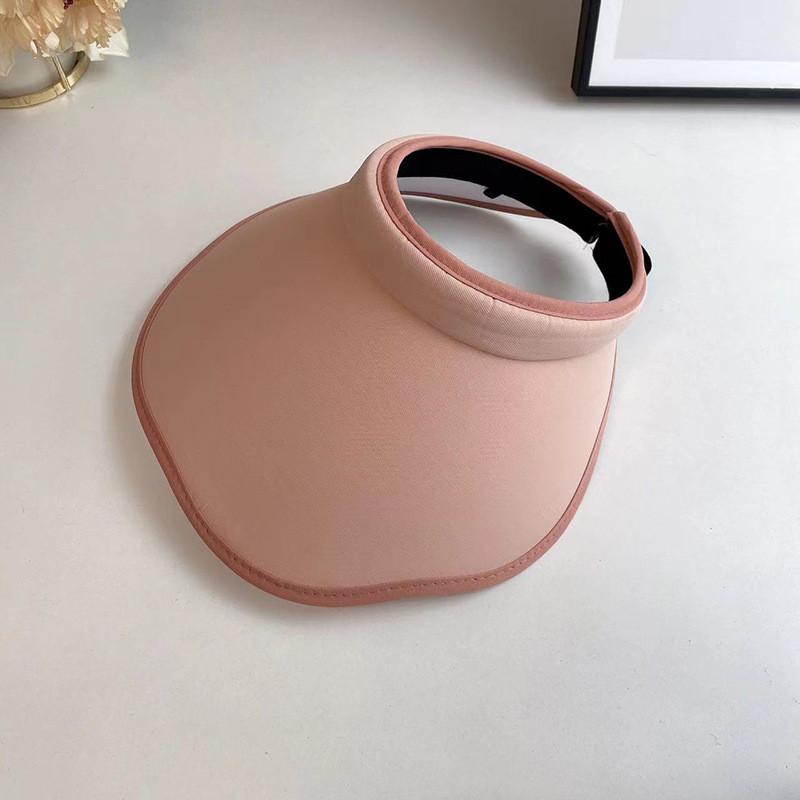 Trendy Chic And Womens Sun Visor Hat Uv Protection Wide Brim Summer Cap