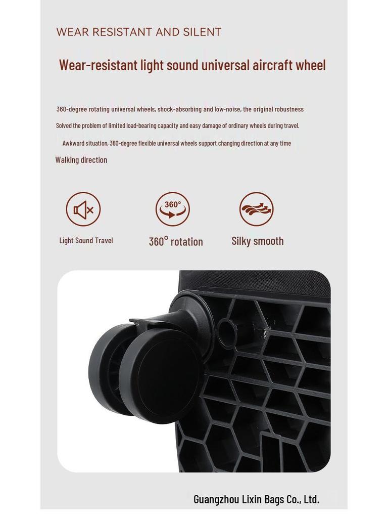 Universell hopfällbar ryggsäcksvagn: Resväska med hjul och stor kapacitet för kortare resor