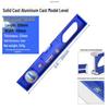 High Precision Solid Cast Aluminum Magnetic Spirit Level for Wall Tile Decoration
