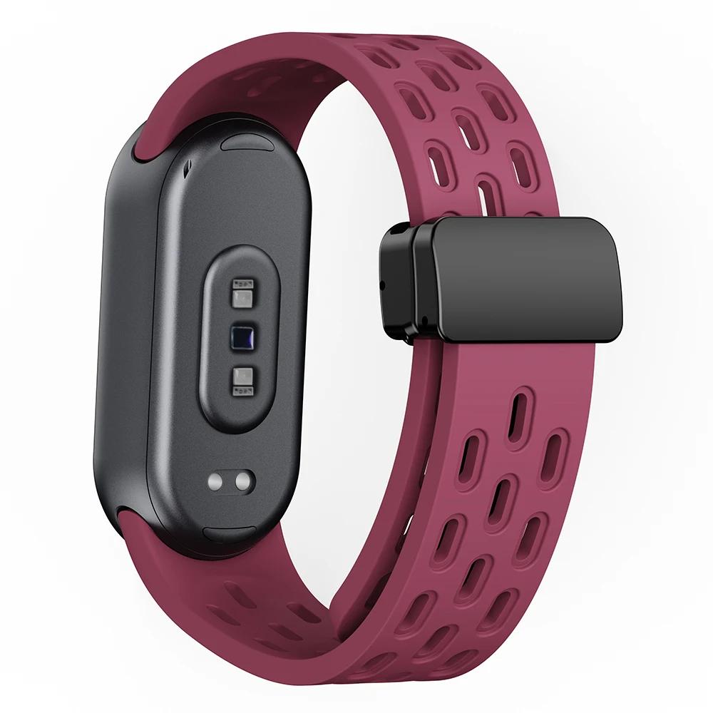 Soft Silicone Strap for Xiaomi Mi Band 9/8 Correa Bracelet Wrist Miband 8 Sport Waterproof Replacement Strap for Xiaomi Band 9