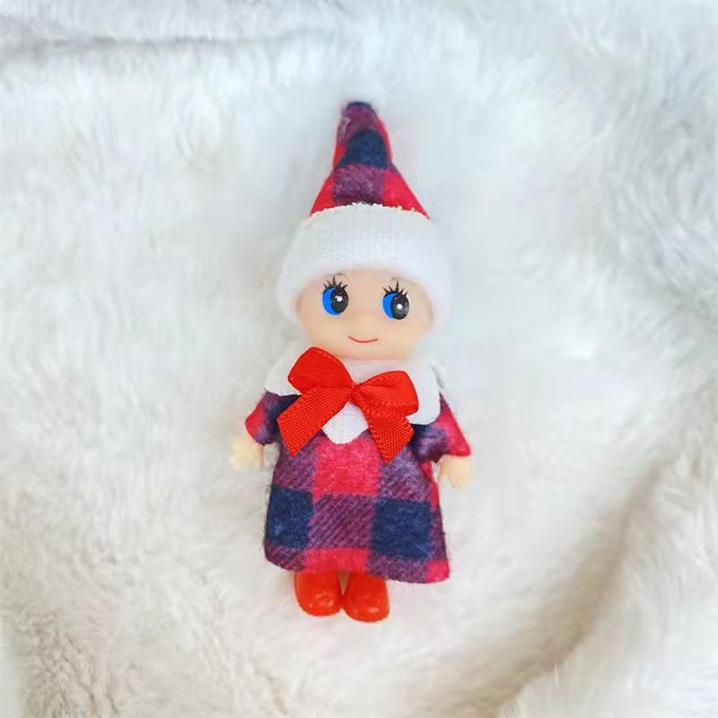 Baby Doll Elf Toy With Movable Arms Legs With Feet Shoes Christmas