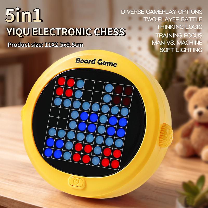 Electronic Reverse Gomoku Board Game - AI Human Machine & 2-Player Double Mode,Enhance Logical Thinking & Focus