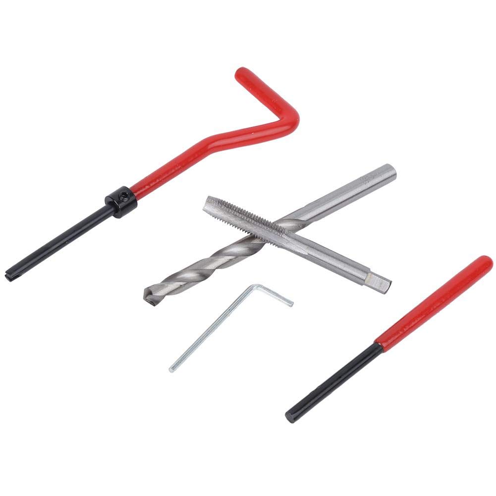 M7 Thread Repair Kit, 25Pcs Metric Threading Tool Insert Coil Helicoil For Auto Repair Kit with Plastic Box