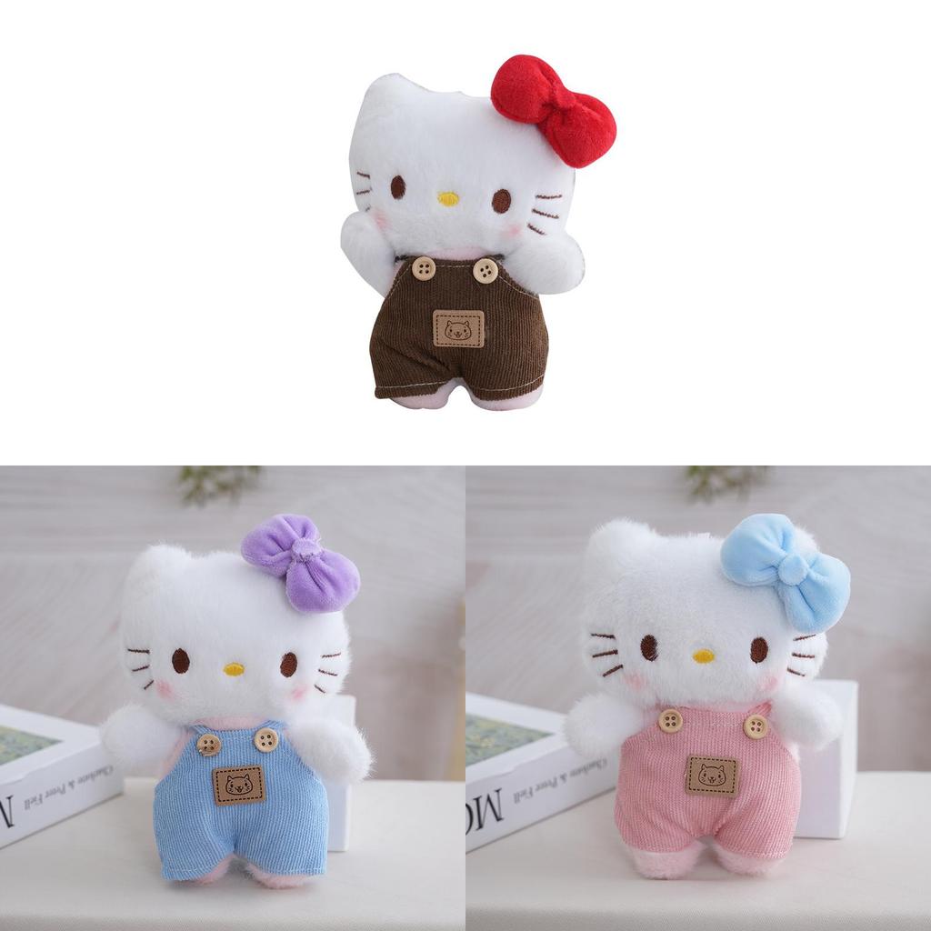 Portachiavi di Peluche con Bambola Gatto Carina per Decorazione Borsa e Regali