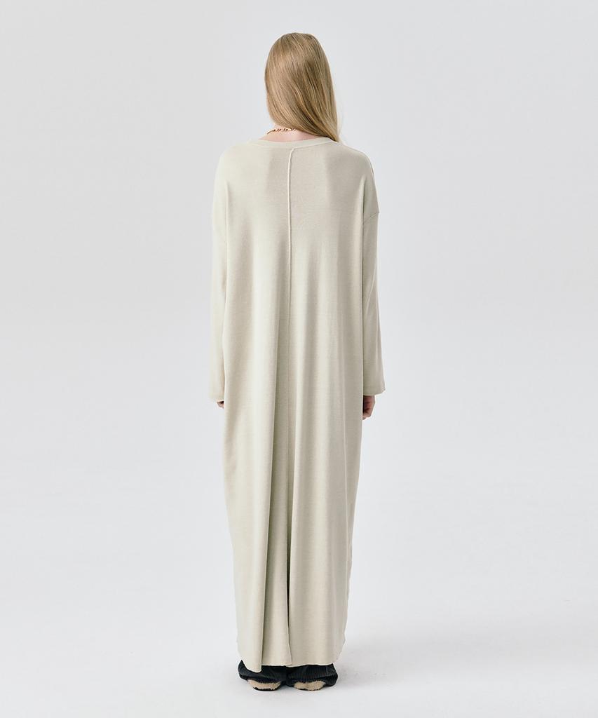 Bundercammer 25 Jersey Long Dress_Light Khaki