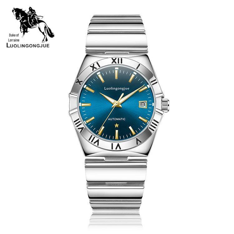 

Мужские Модные Водонепроницаемые Механические Часы-скелетоны с Автоподзаводом