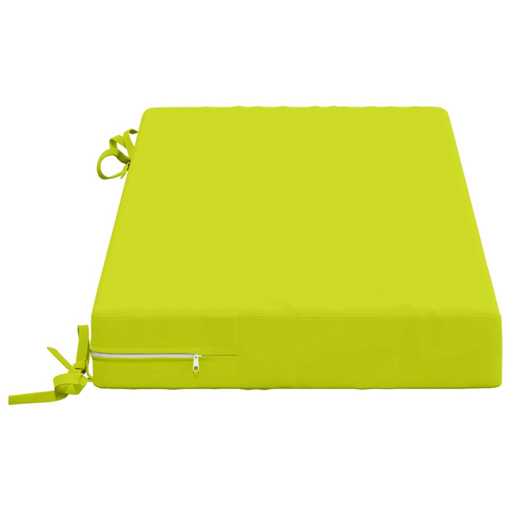 2 piece Bench Cushions SOEST 2 pcs. 100percent Polyester Light Green