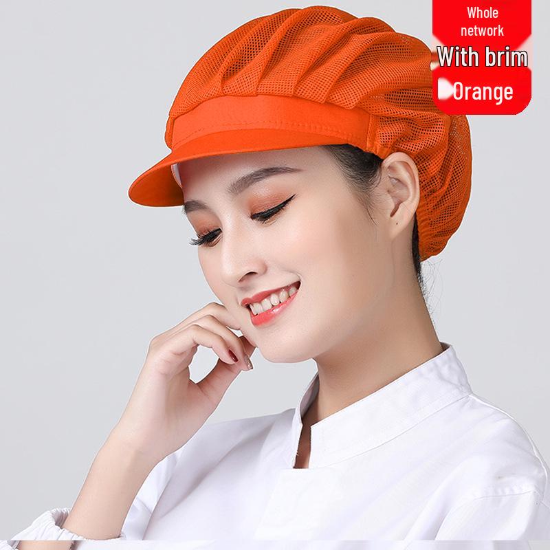 Dustproof Breathable Chef/Waiter Hat - Unisex Sanitary Kitchen Catering Hat