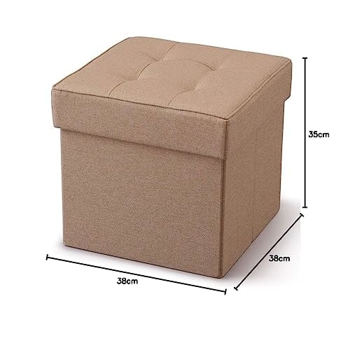 IRIS OHYAMA (IRIS) Stool Storage Box, Brown, Regular, SSTR-38