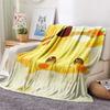 Cute Pikachu  Print Flannel Blanket, High Quality Comfortable for All Seasons, Home Decor, Warmth and Comfort