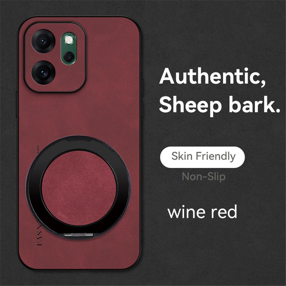 

Luxury Sheepskin Magnetic Leather Holder Phone Case For OPPO Reno 14F 12F 12 Pro A16 A16S A5 A9 A53 2020 A54S A53S Stand Cover For Reno 14F