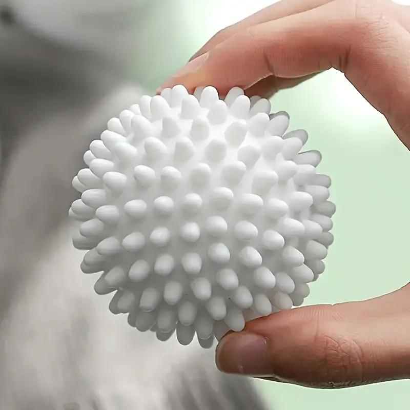 4/8/12 Peças Bolas Reutilizáveis para Lavanderia Limpeza Suave Remove Sujeira Cabelo Amacia Roupas Previne Emaranhamento Durável PVC Cores Misturadas