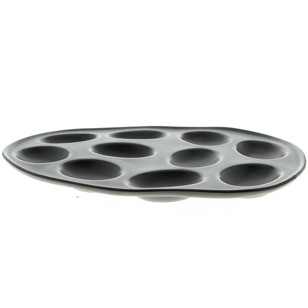 EGG PLATE PORCELAIN EGG PLATTER