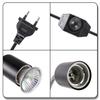E27 360° Revolving Light Stand EU Lamp Holder Adjustable Brightness LED UVA Heat Lamp Clip For Reptile Pet Turtle Back Light