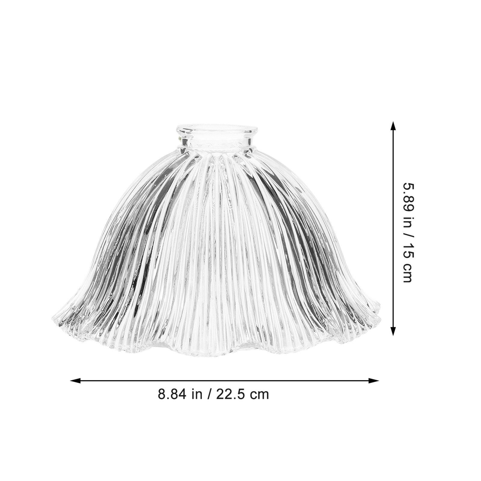 

Vintage Transparent Glass Lamp Shade Decorative Cover for Pendant Light Wall Sconce Ceiling Indoor Light Fixture прозорий