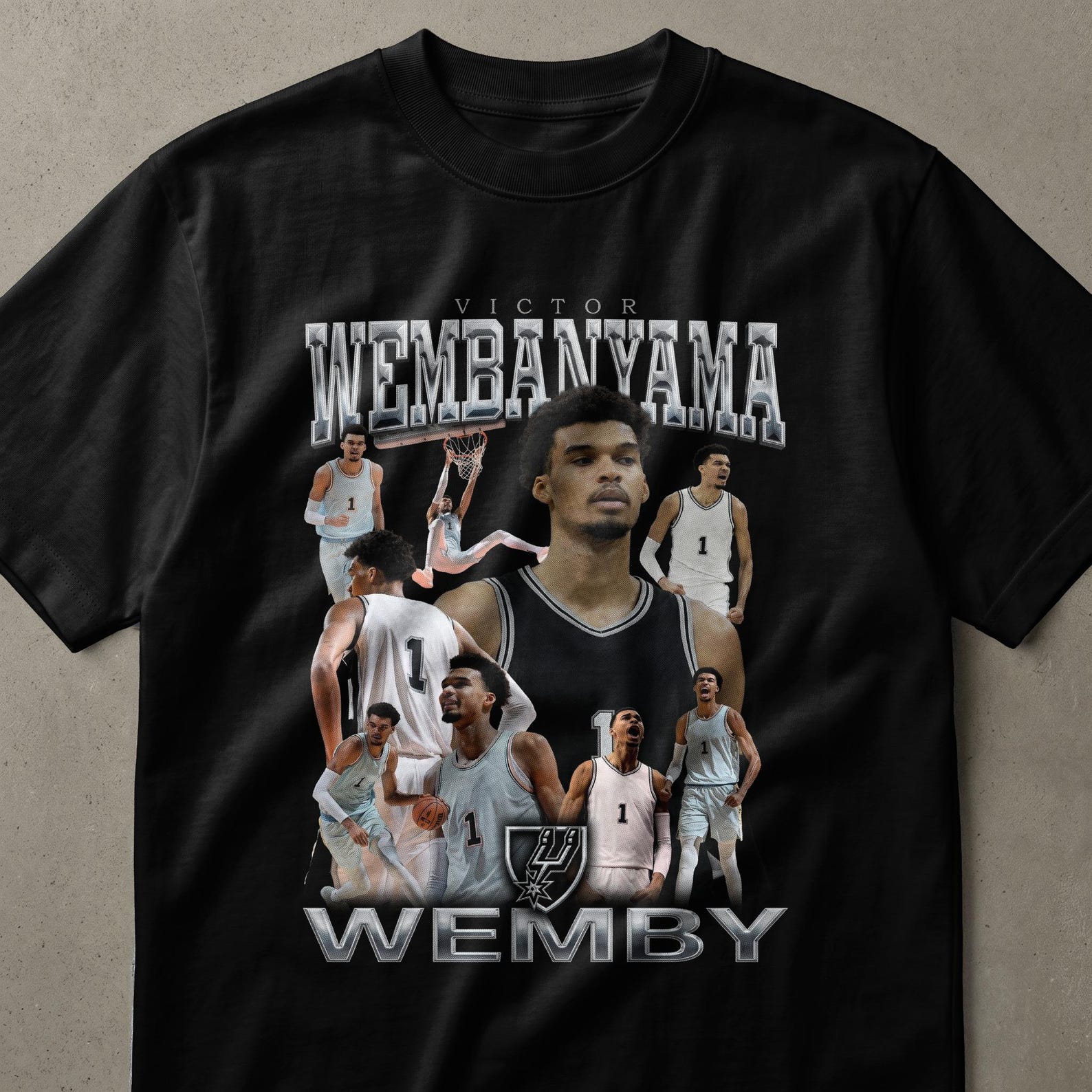 Victor Wembanyama Basketball Fan T-Shirt, Wemby Graphic Apparel, Sports Lover Gift Tee, Player Tribute Shirt 2XL