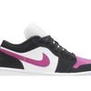 Womens Air Jordan 1 'Black Cactus Flower' (women's sizes) Black / Cactus Flower / White Vintage Basketball Shoes DC0774 005