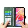 DIERFENG DF-03 For Xiaomi Redmi Note 14 4G (163.25x76.55x8.16mm) Leather Case Lines Imprint Wallet Phone Cover