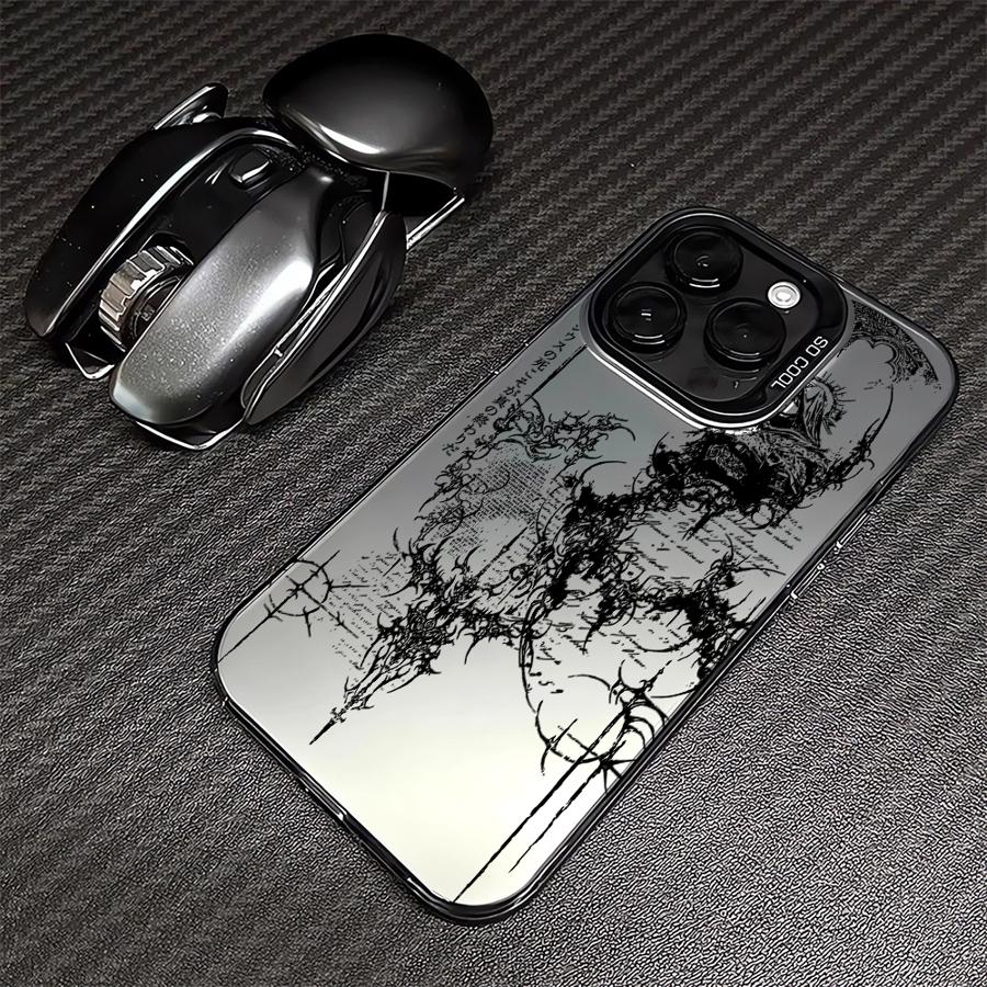 Phone Cover Case for iPhone 17 Pro Max 14 Plus 12 Pro 16 15 13 11 Air Gothic Style Angel Cross