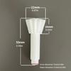 Pack of 3 Plastic Gears Ensuring Longevity for Meat Grinder Applications Enhancing Compatibility Plastic Texture