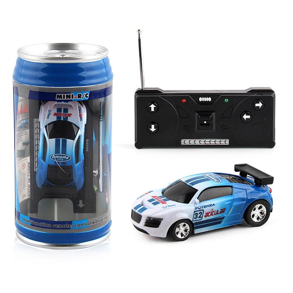 Mini Cans Remote Control Car With Light Effect Electric Racing Car Model Toys For Children Birthday Gifts