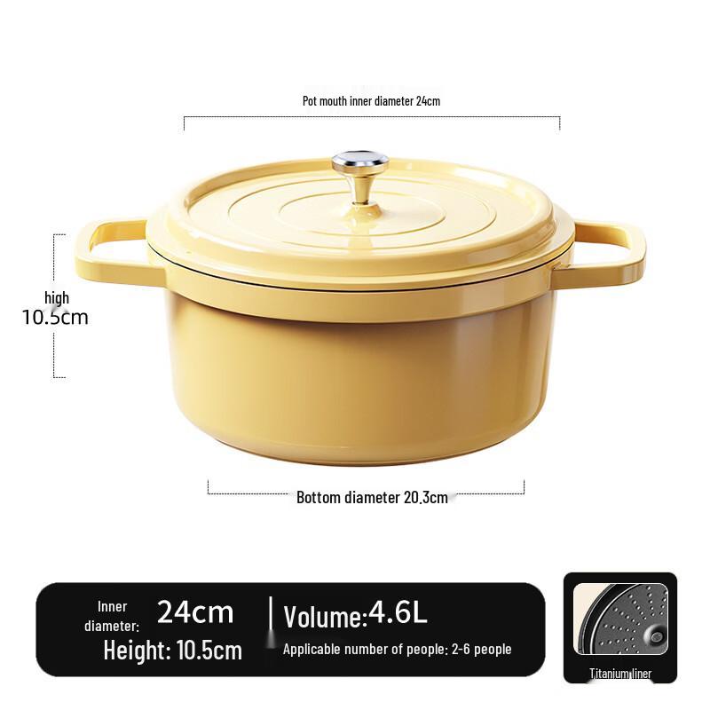 

Hanyou Titanium Food-Grade Enamel Pot