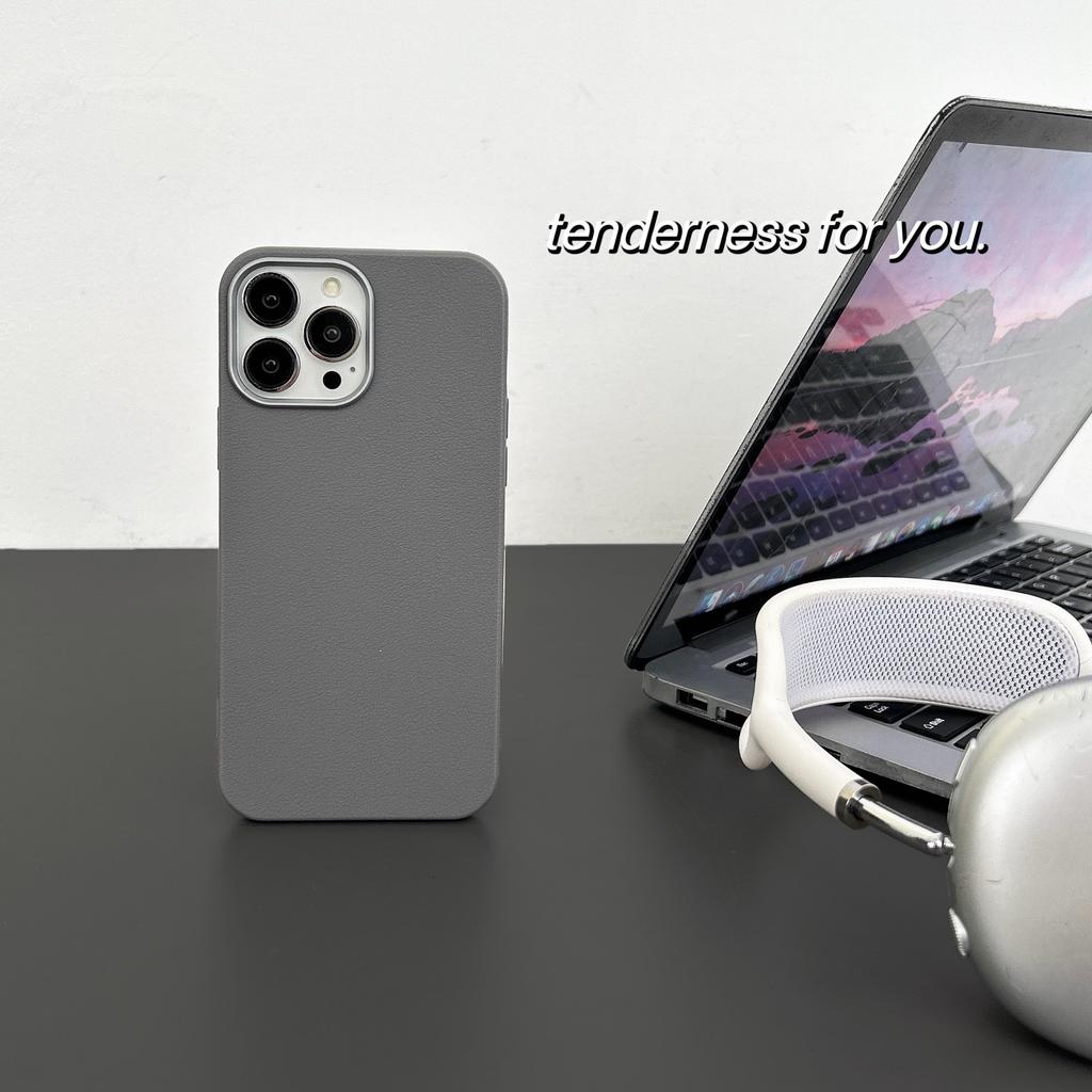 For Apple 17promax Phone Case for IPhone 16 Premium Imitation Lychee Skin Pattern 15 All Inclusive Protective Case 14 New