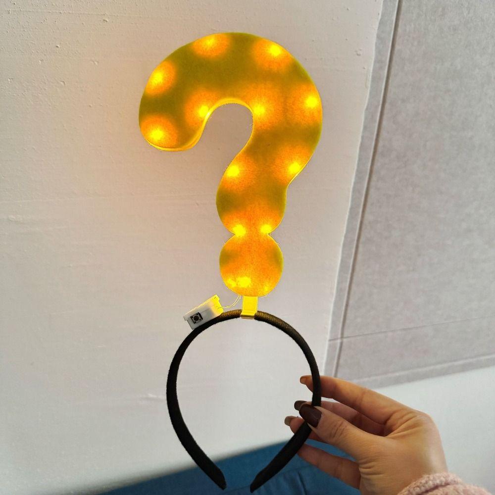 with LED Arrow Light Headband Light Up Glow Hair Hoop Lightweight LED Headband Christmas