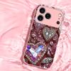 Diamond Love Madam Protect PhoneCase Glass PhoneCase for iPhone 17 16 15 14 13 12 11pm Pro Plus Dropresistant cellphone Female