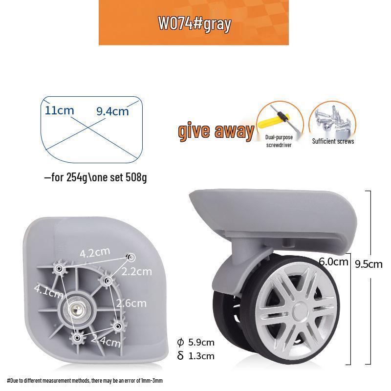 Universal Silent Roller Wheels for Suitcase Repair