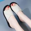 Fashion Thick Shoes Open Toe Eva Women's Slippers and Ladies Sandals Designer Luxury Stylish Vip Clappers Original Summer Slides Sale 39