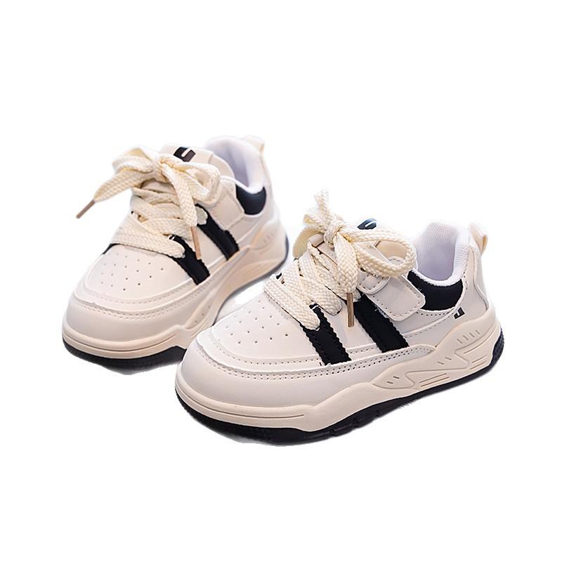 Girls board shoes low-top 2025 spring and autumn new children's sports shoes boys soft-soled white shoes spring casual shoes tide