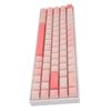 68 Keys Red Switch Mechanical Keyboard RGB Backlit 60 Percent USB Wired Gaming Keyboard for PC with 