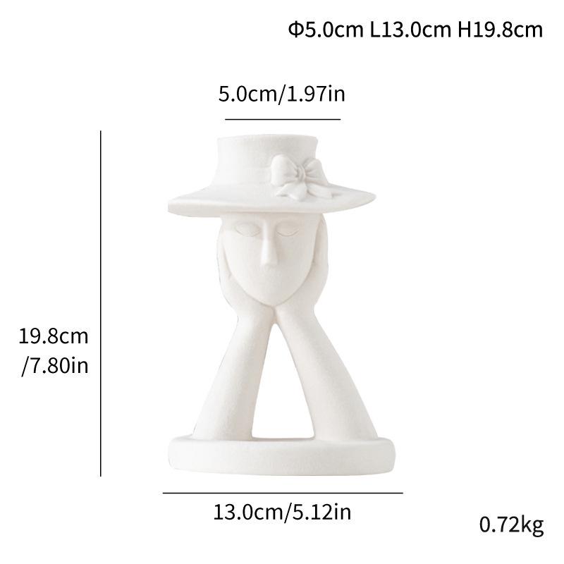 Modern Soft Luxury Ceramic Vase for Home Decor