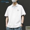 Jeanswest Men's Summer Loose Fit Polo Shirt