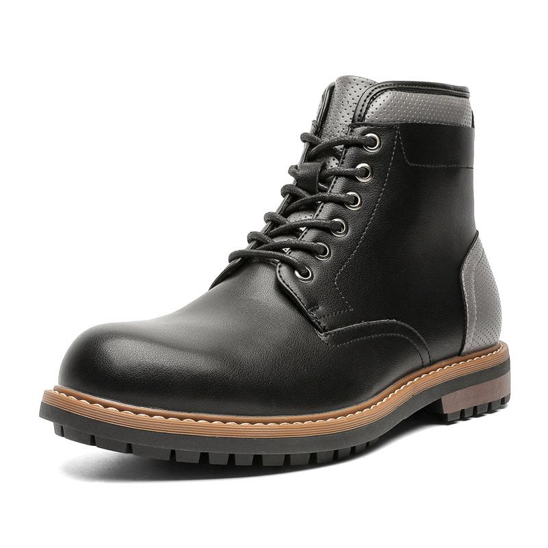 

R002 Ботинки Martin Street Martin Boots Мужские британские ретро-ботинки с боковой молнией, импортная торговля 40 чёрный
